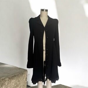 Elegant Black Trench Coat